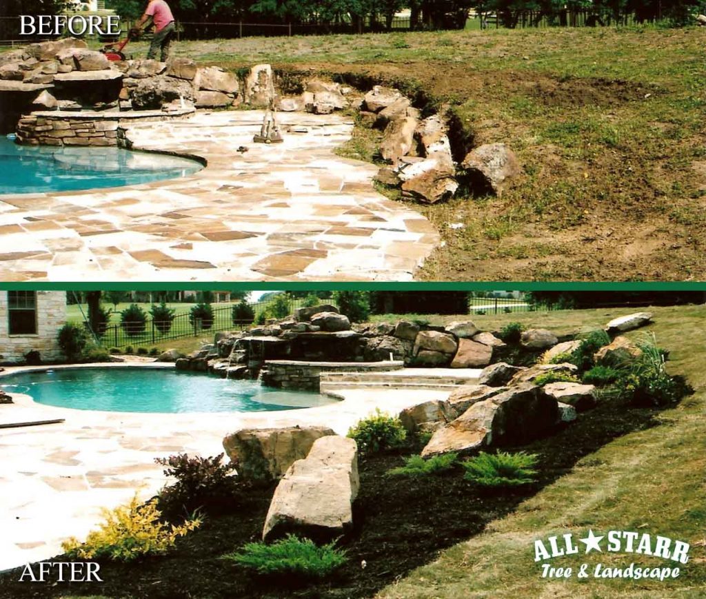 before-after poolside